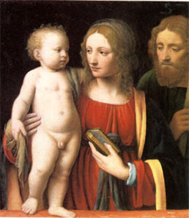 Bernadino Luini The Holy Family (mk05) oil painting image